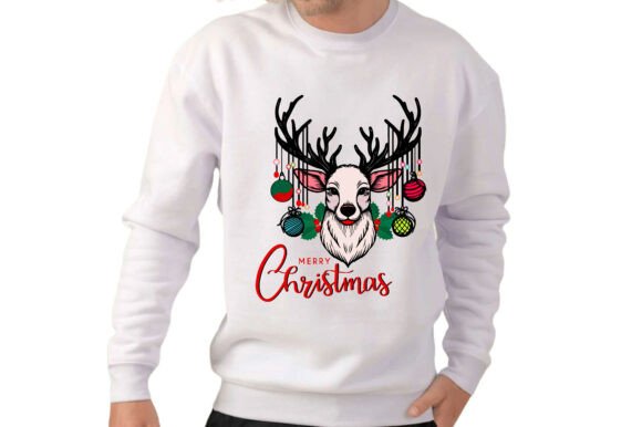 Elegant Christmas Reindeer: Premium Graphics & Illustrations