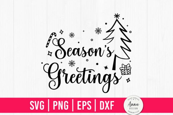 Season s Greetings SVG: Graphics & Print Templates for Brands