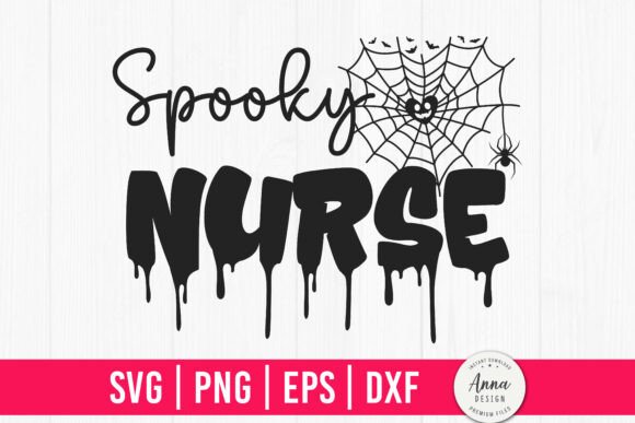 Spooky Nurse Halloween Sublimation Graphics & Print Templates