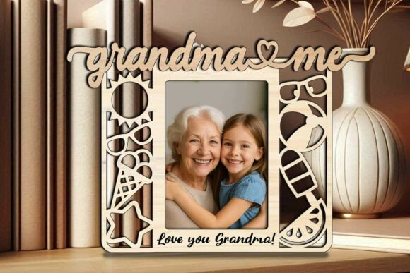 Summer Vibes Grandma and Me SVG Laser Graphics